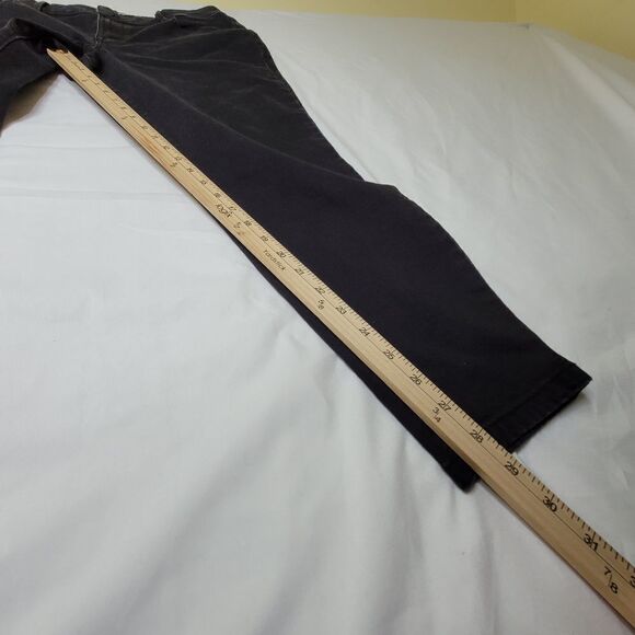 XL REG MAURICES BLACK MID RISE STRETCH 5 POCKET CURVY JEANS - Picture 5 of 10